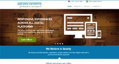 Desktop Screenshot of parsleysystems.com